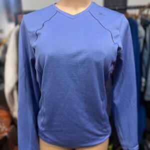Mizuno Women's Purple Long Sleeve Tee